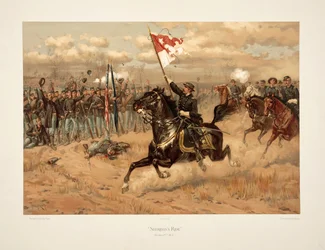 La chevauchée de Sheridan, pub. L Prang & Co., 1886